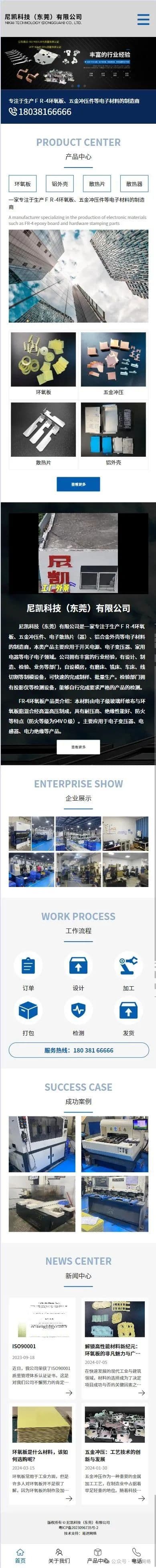 【恭喜】 尼凯科技（东莞）有限公司开通移动端手机网站！(图1)